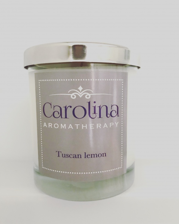 Carolina Aromatherapy Tuscan lemon candle