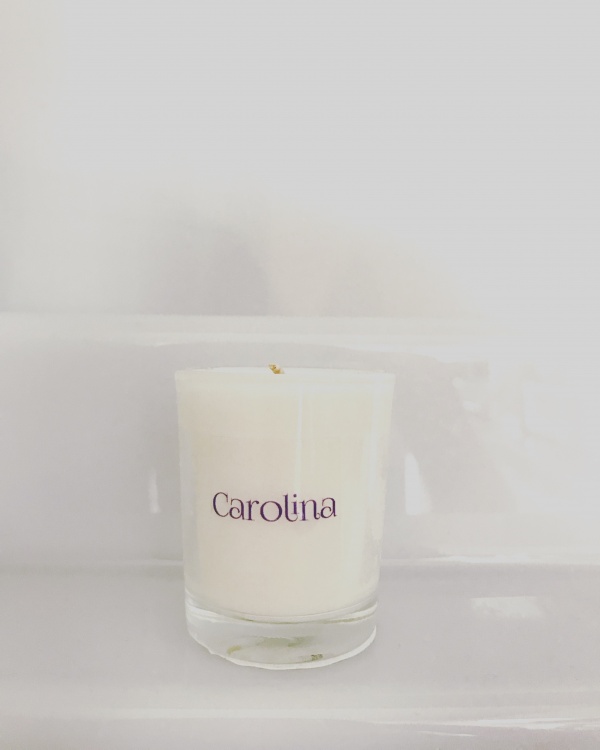 Mini Tuscan Lemon candle Carolina Aromatherapy